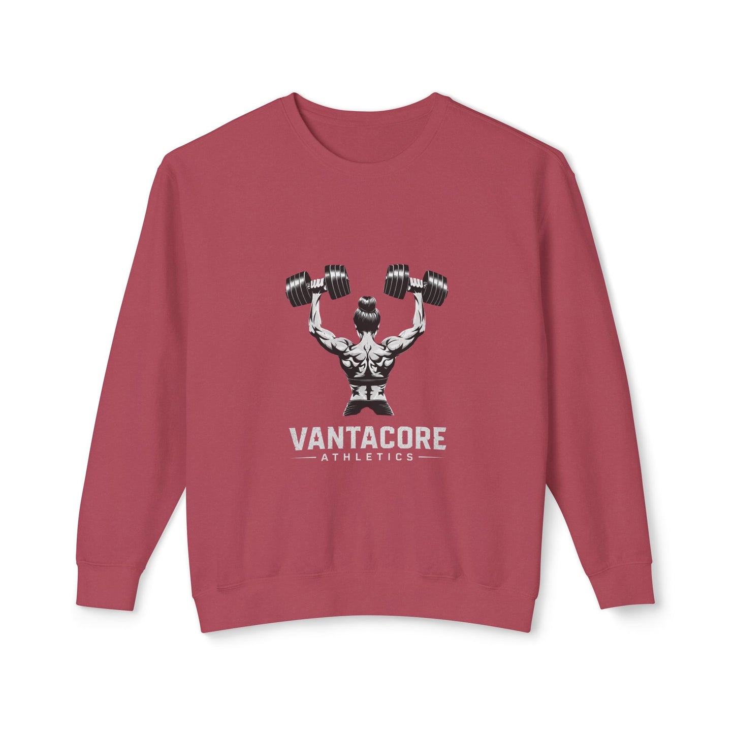 Weightlifting Crewneck Sweatshirt — Vantacore Athletics Dumbbell Design