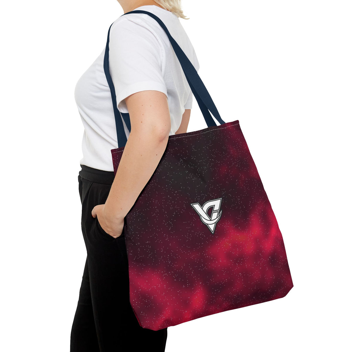 Infrared Galaxy Tote Bag — All-Over Print Gym & Everyday Tote