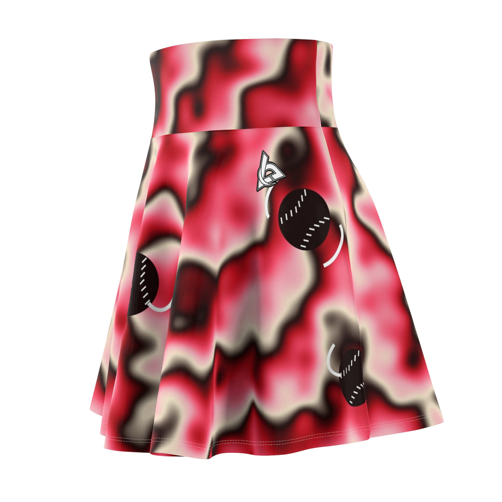 Baseball & Softball Ruby Rush Tie-Dye Spin Women's Athletic Skater Skirt