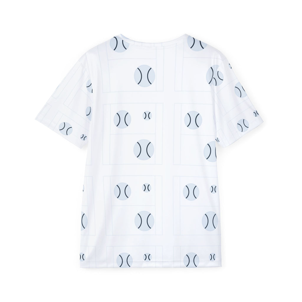 Tennis Arctic White Baseline Seam Men's Sports Jersey