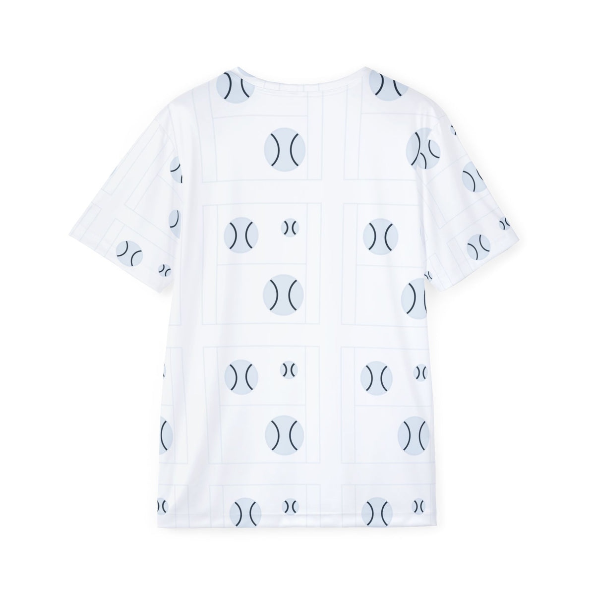 Tennis Arctic White Baseline Seam Men's Sports Jersey
