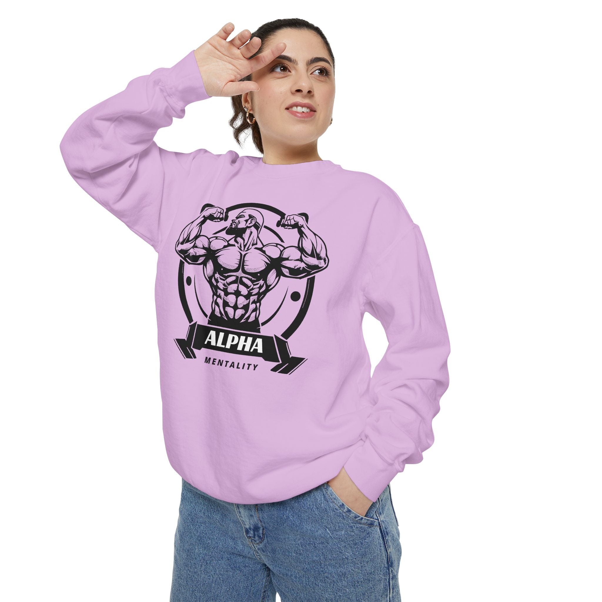 Alpha Mentality Sweatshirt | Muscular Gym Crewneck