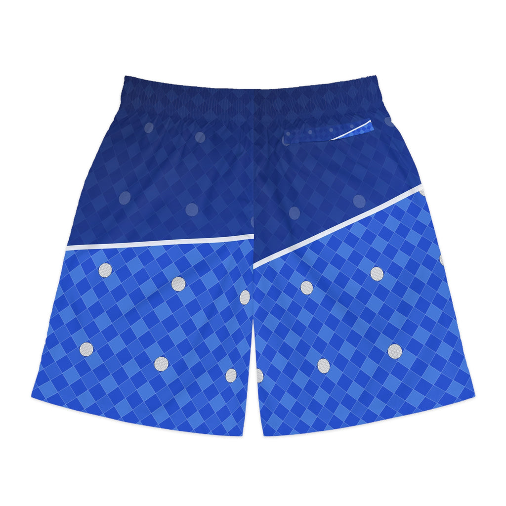 Golf Royal Ice Dimple Links Men's Athletic Shorts with Pockets