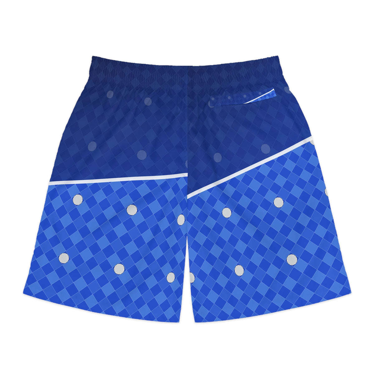 Golf Royal Ice Dimple Links Men's Athletic Shorts with Pockets
