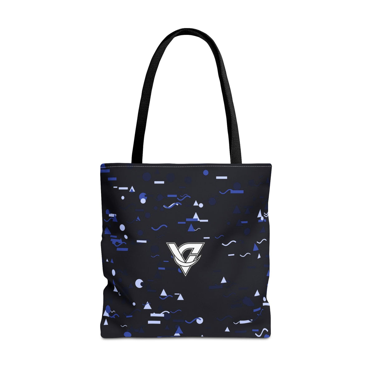 Midnight Confetti Tote Bag — All-Over Print Gym & Everyday Tote