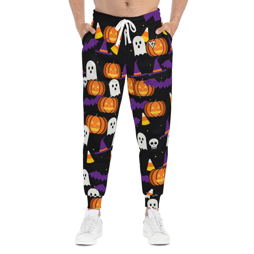 Halloween Midnight Pumpkin Spooky Mix Women's Joggers – All-Over Print Athletic Jogger Pants