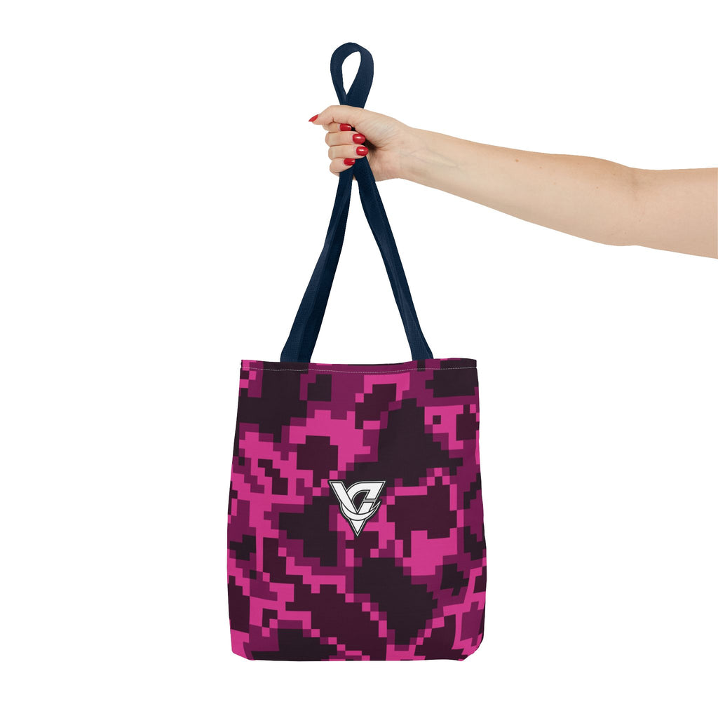 Berry Digital Camo Tote Bag — All-Over Print Gym & Everyday Tote