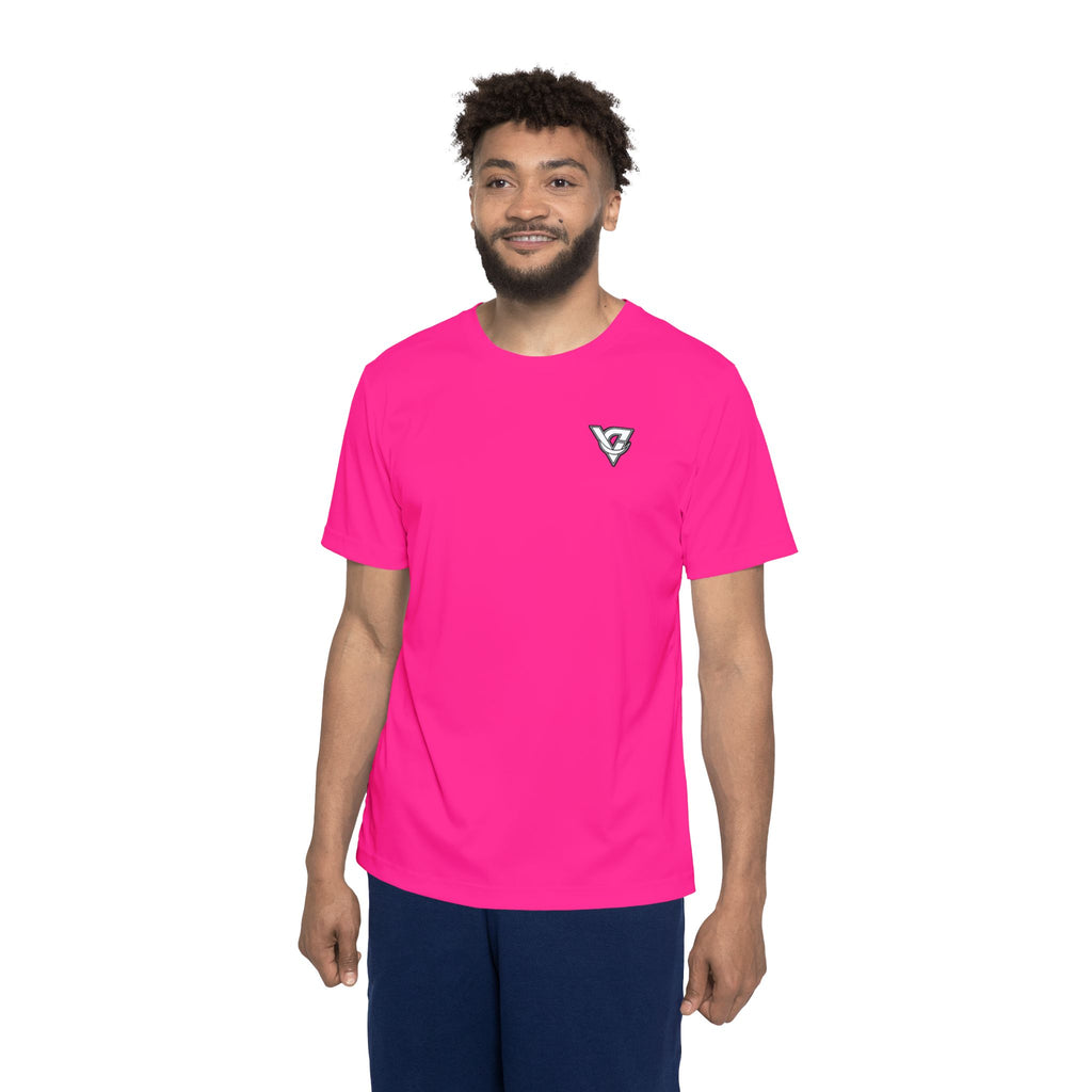 Vantacore Solid Hot Pink Men's Sports Jersey