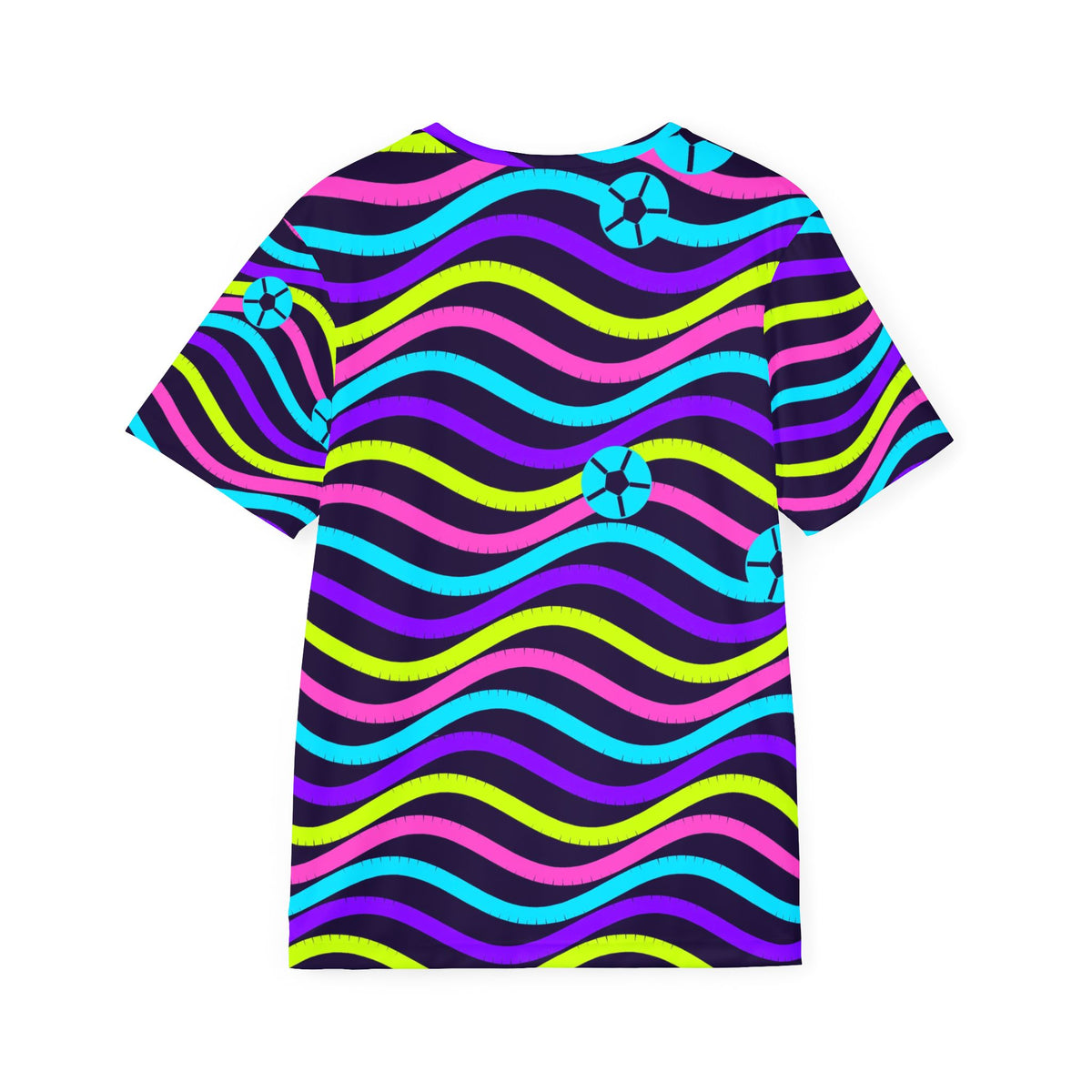 Soccer Violet Volt Wave Rider Men's Sports Jersey