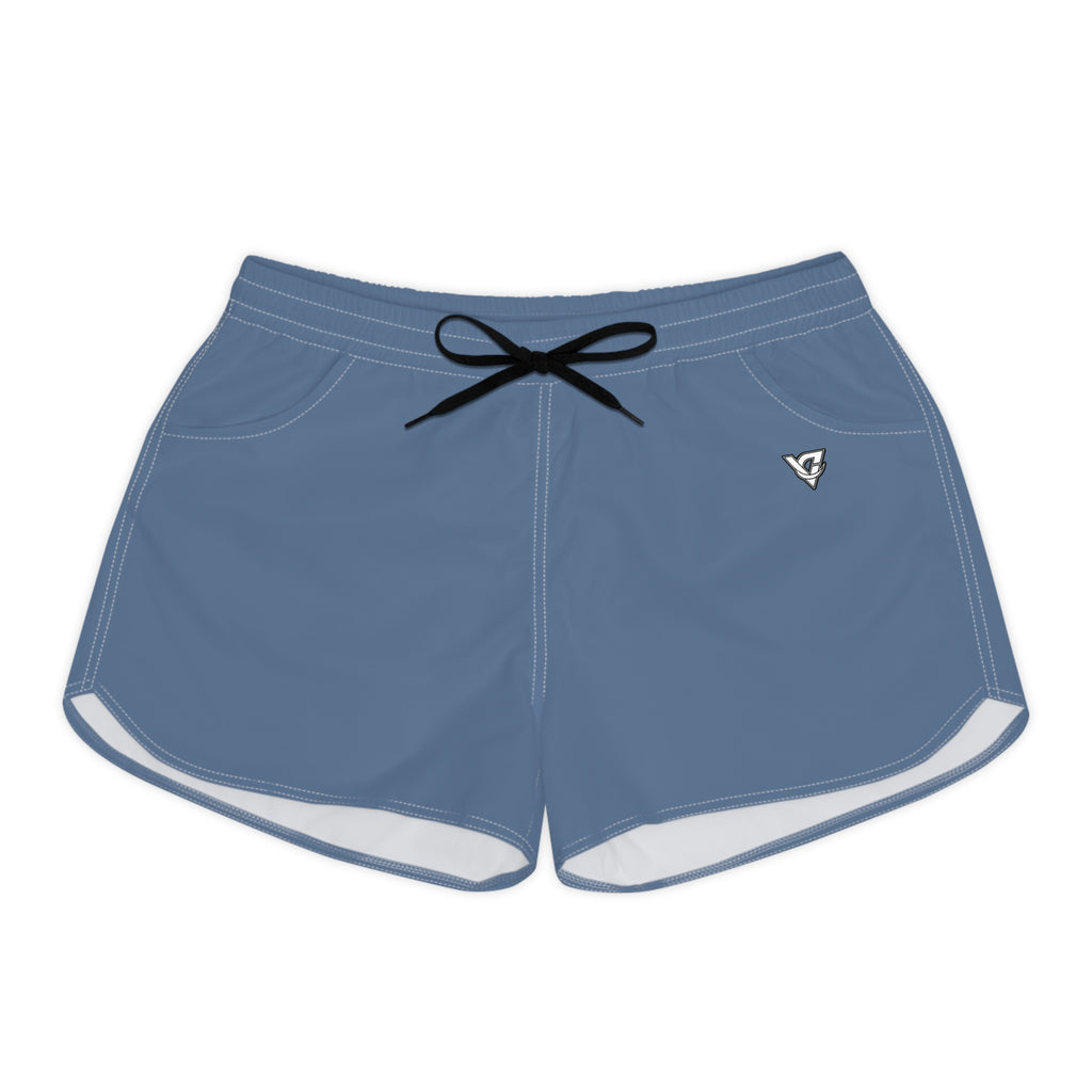 Women's Multipurpose Athletic Shorts with Pockets | Slate Blue Essential