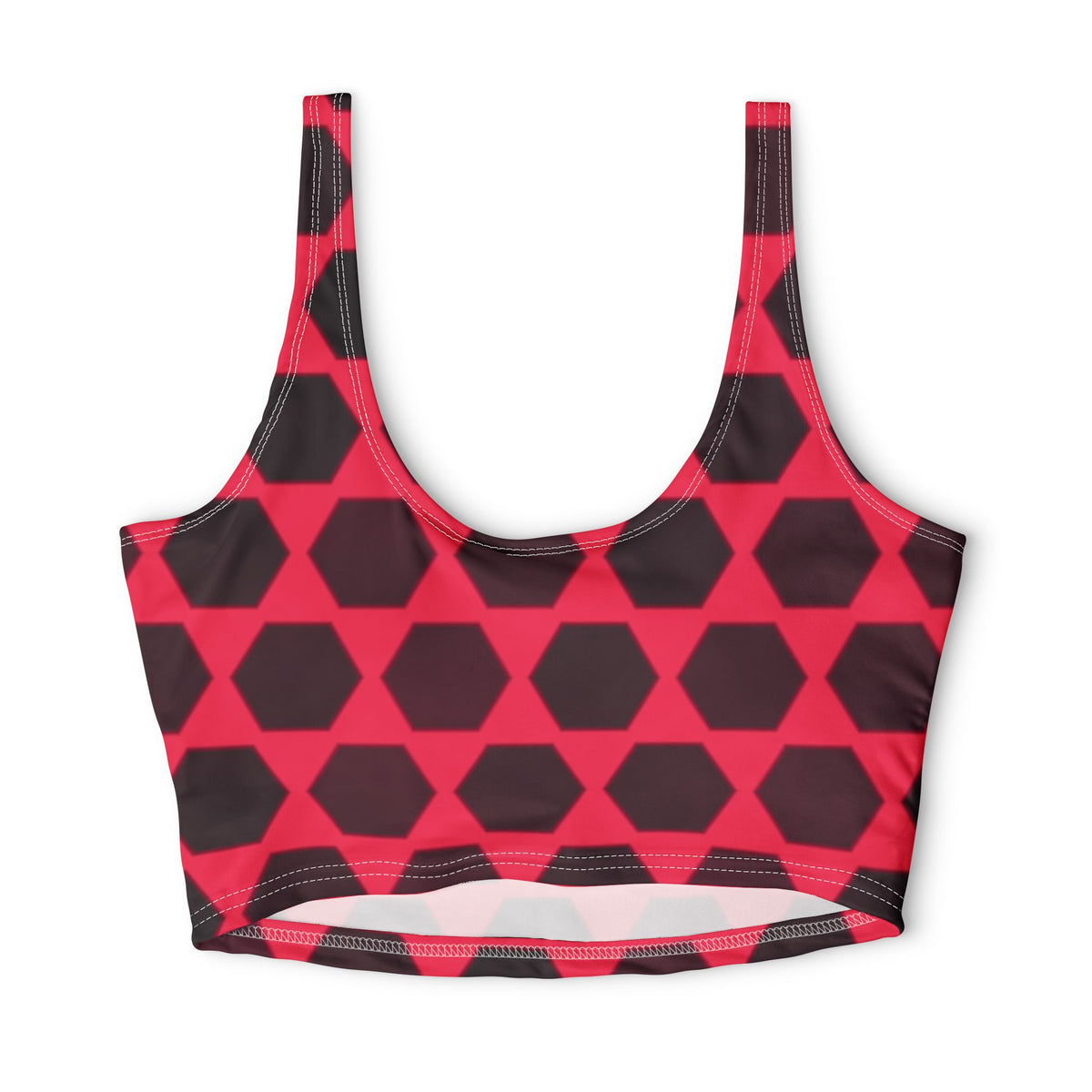 Infrared Hex Grid Sports Bra