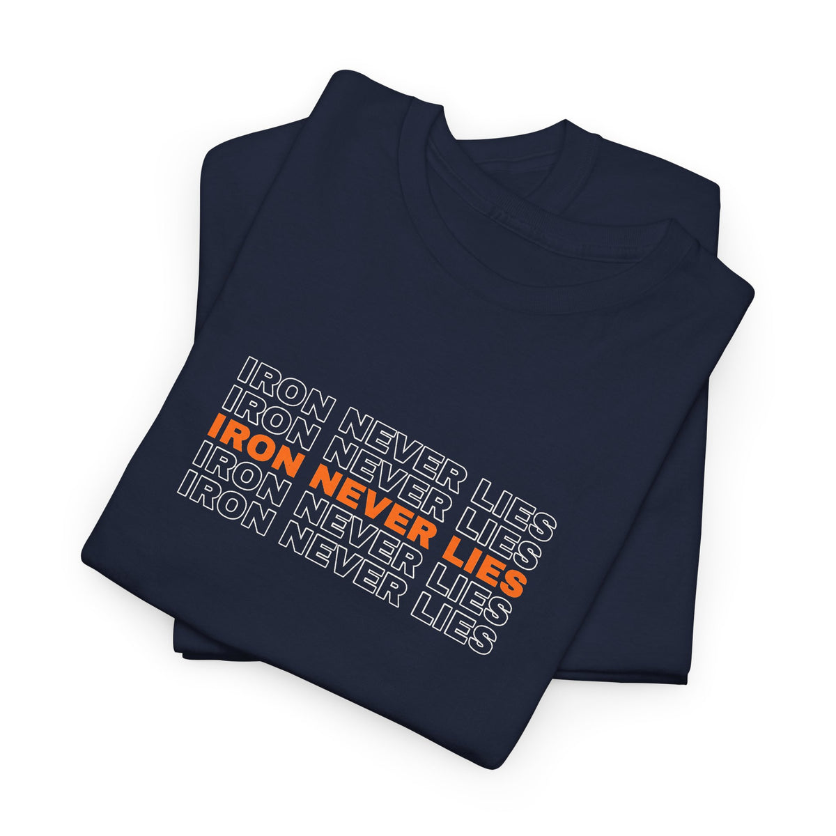 Iron Never Lies | Men's Graphic Gym T-Shirt