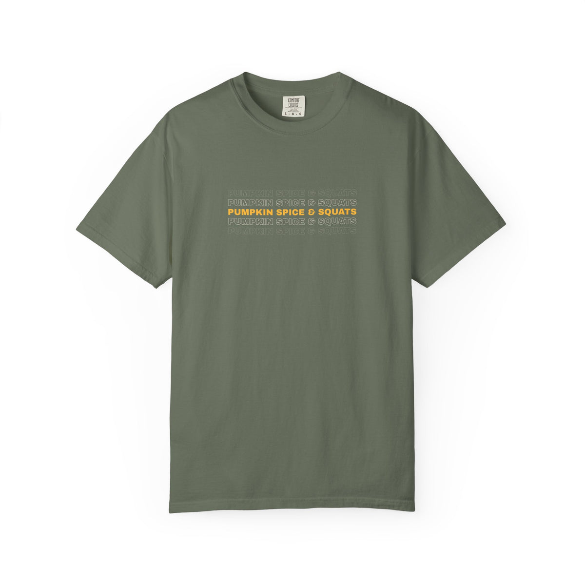 Pumpkin Spice & Squats | Women's Garment-Dyed Graphic Tee