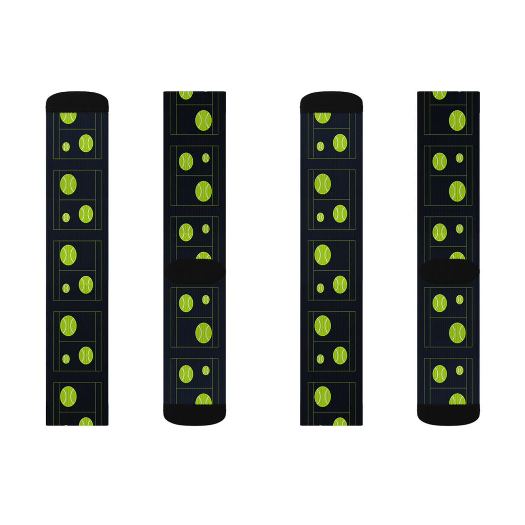 Tennis Volt Night Baseline Seam Athletic Crew Socks