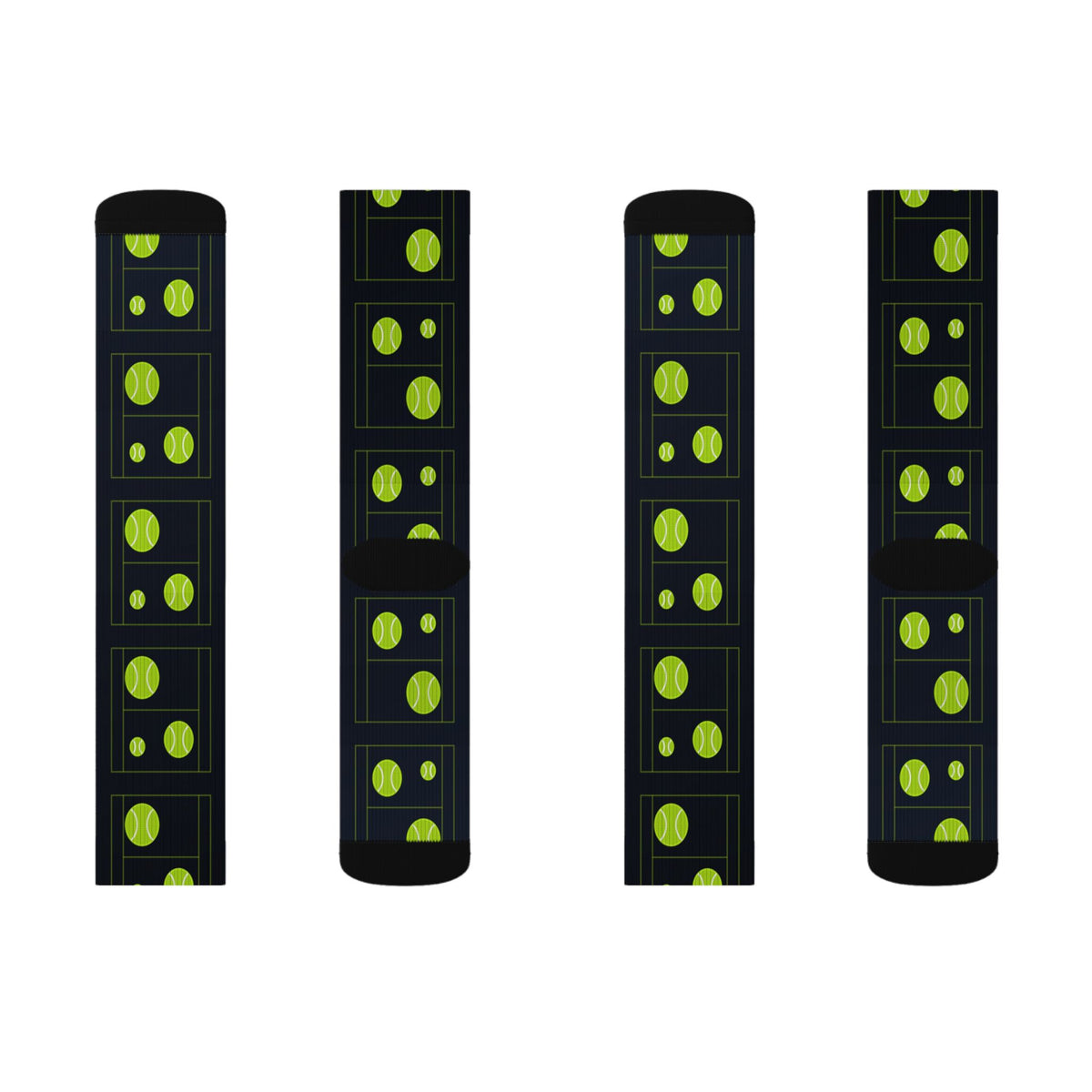 Tennis Volt Night Baseline Seam Athletic Crew Socks