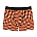 Terracotta Ripple Men's Boxer Briefs — Performance Underwear
