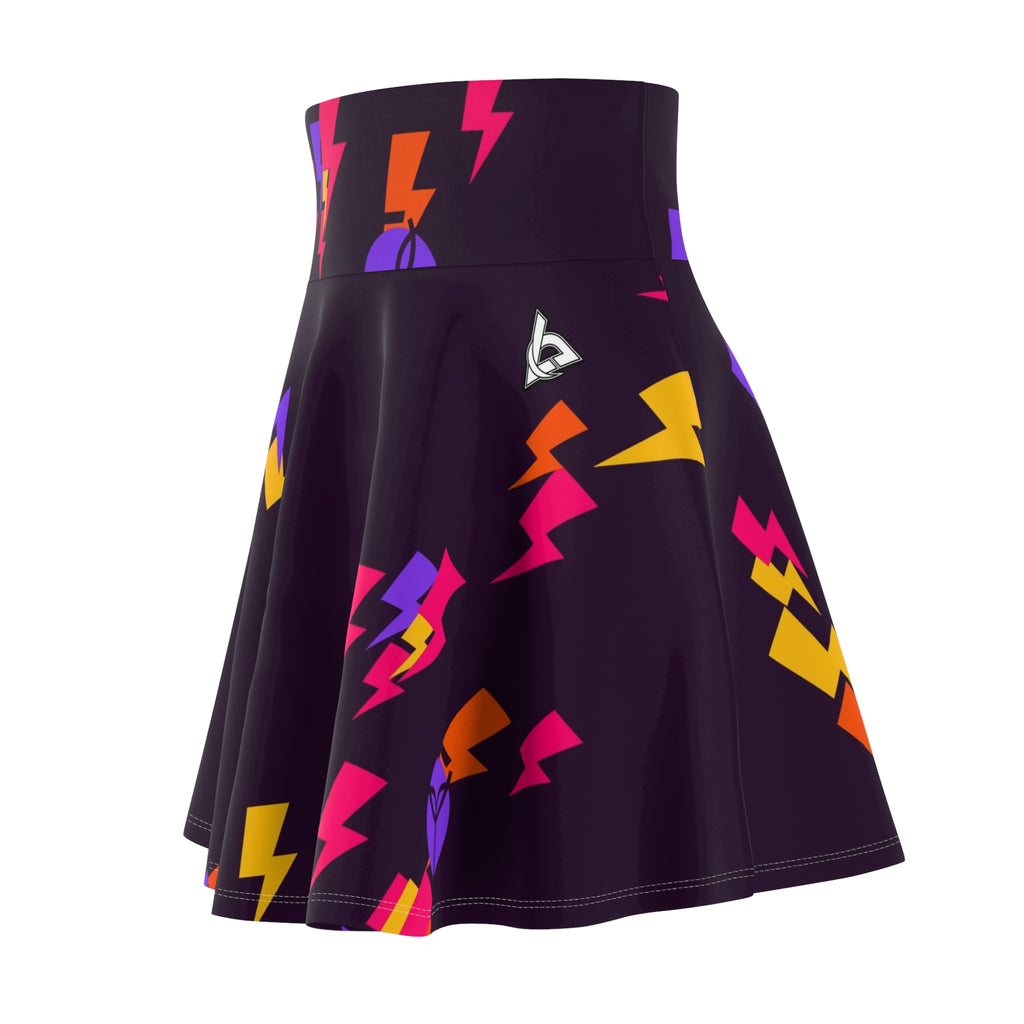 Volleyball Berry Blast Bolt Strike Women's Athletic Skater Skirt