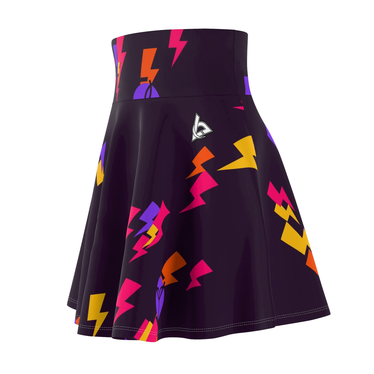 Volleyball Berry Blast Bolt Strike Women's Athletic Skater Skirt