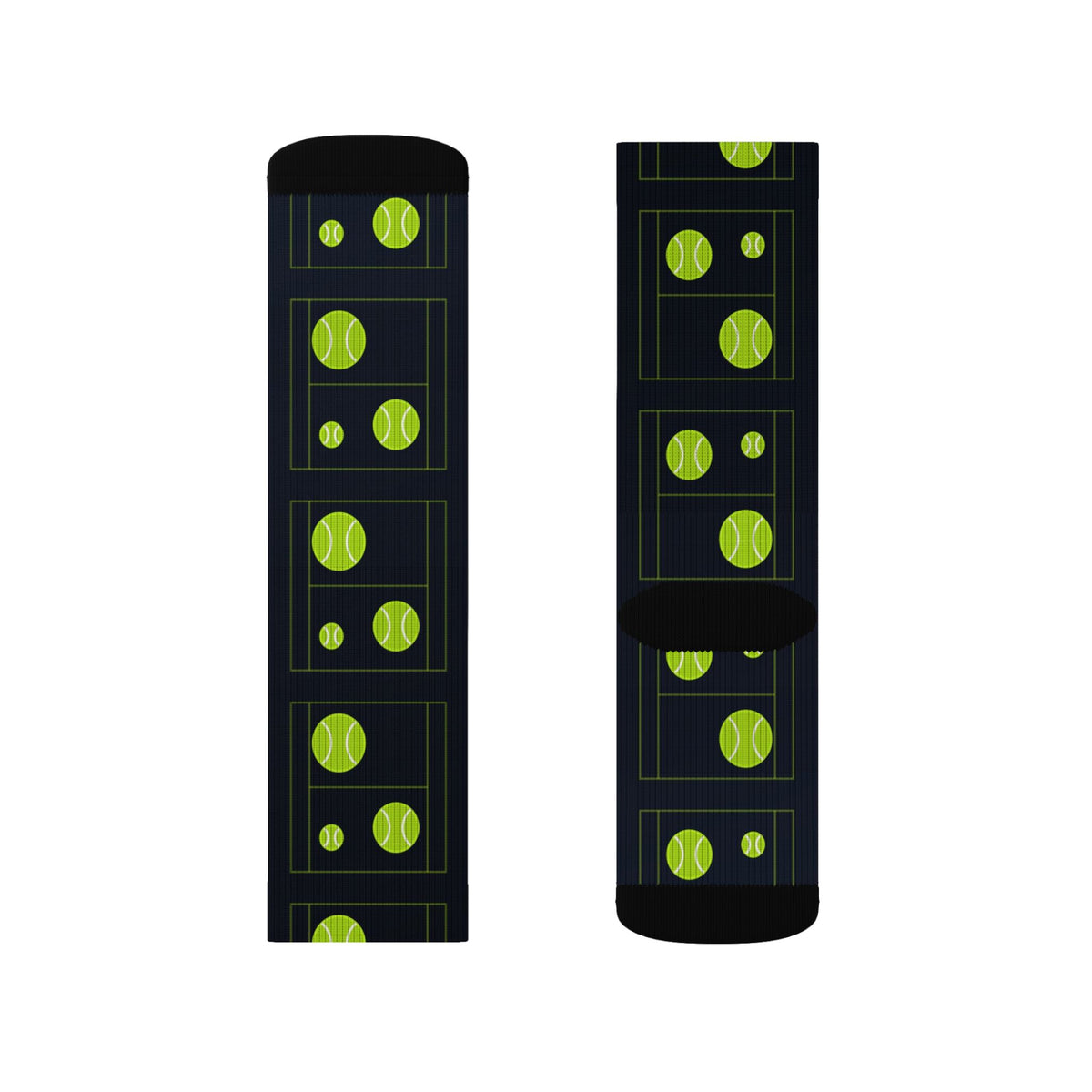 Tennis Volt Night Baseline Seam Athletic Crew Socks