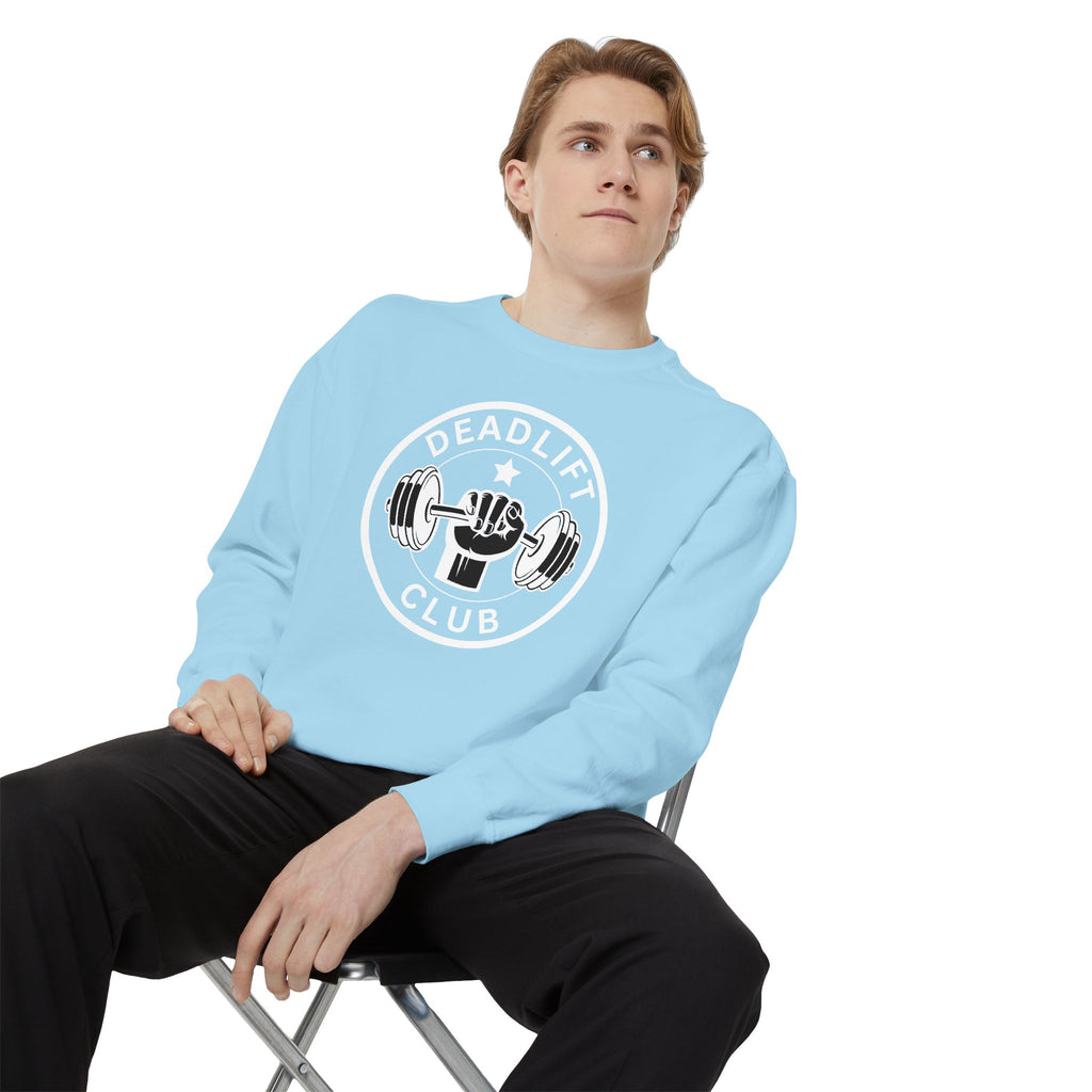 Deadlift Club Sweatshirt | Vintage Weightlifting Crewneck