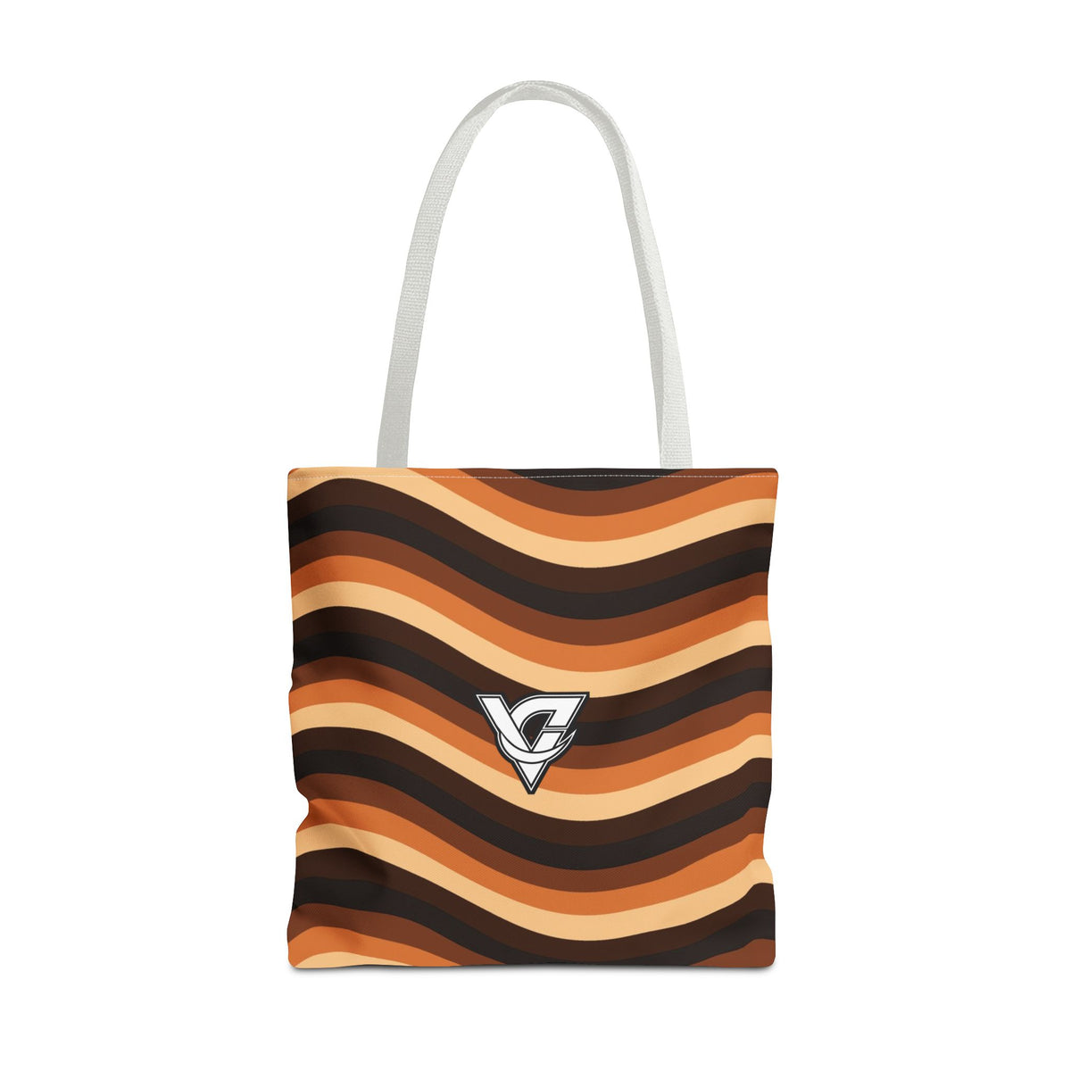 Copper Wave Tote Bag — All-Over Print Gym & Everyday Tote