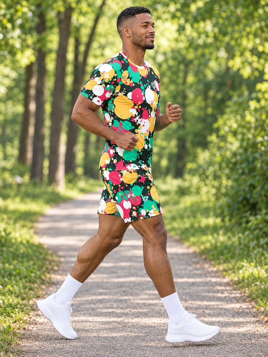 Running Watermelon Splash Zone Men's Sports Jersey - side view