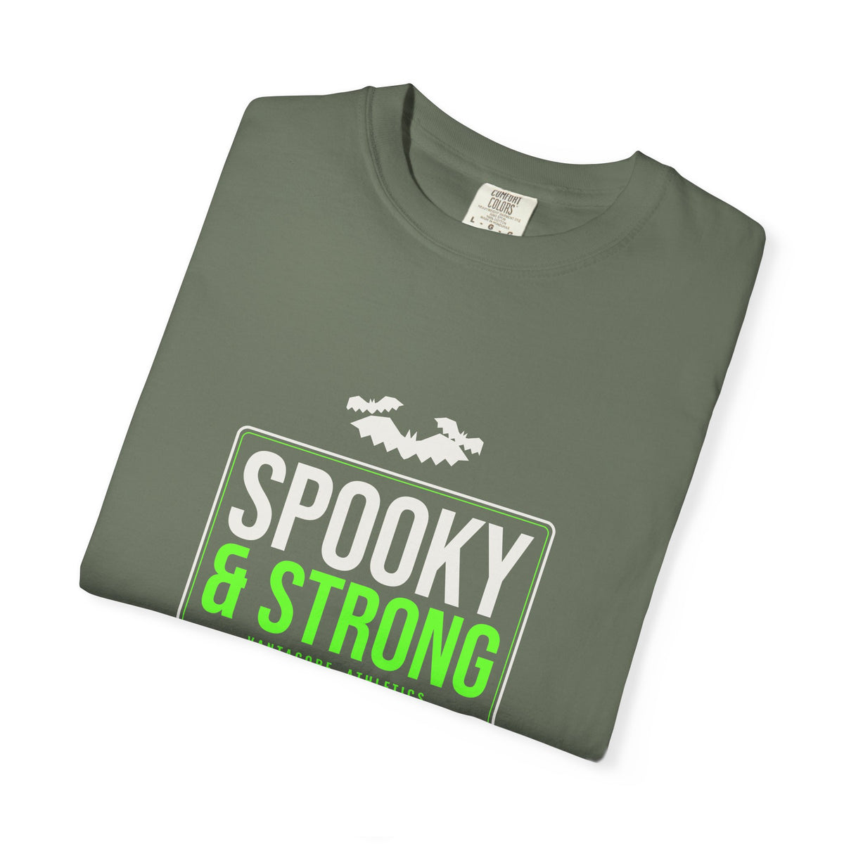 Spooky & Strong | Women's Halloween Garment-Dyed Graphic Tee