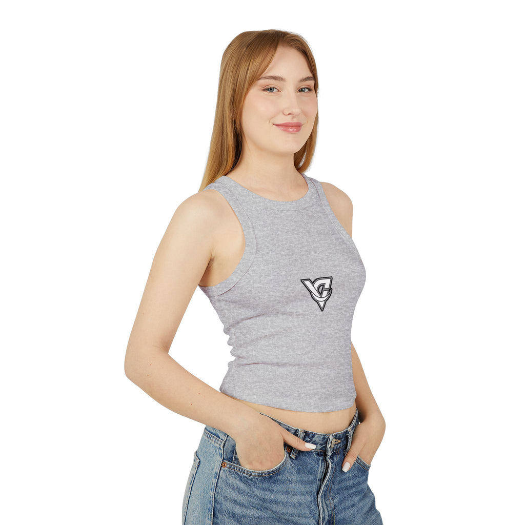 Bold V Emblem Women's Racerback Tank