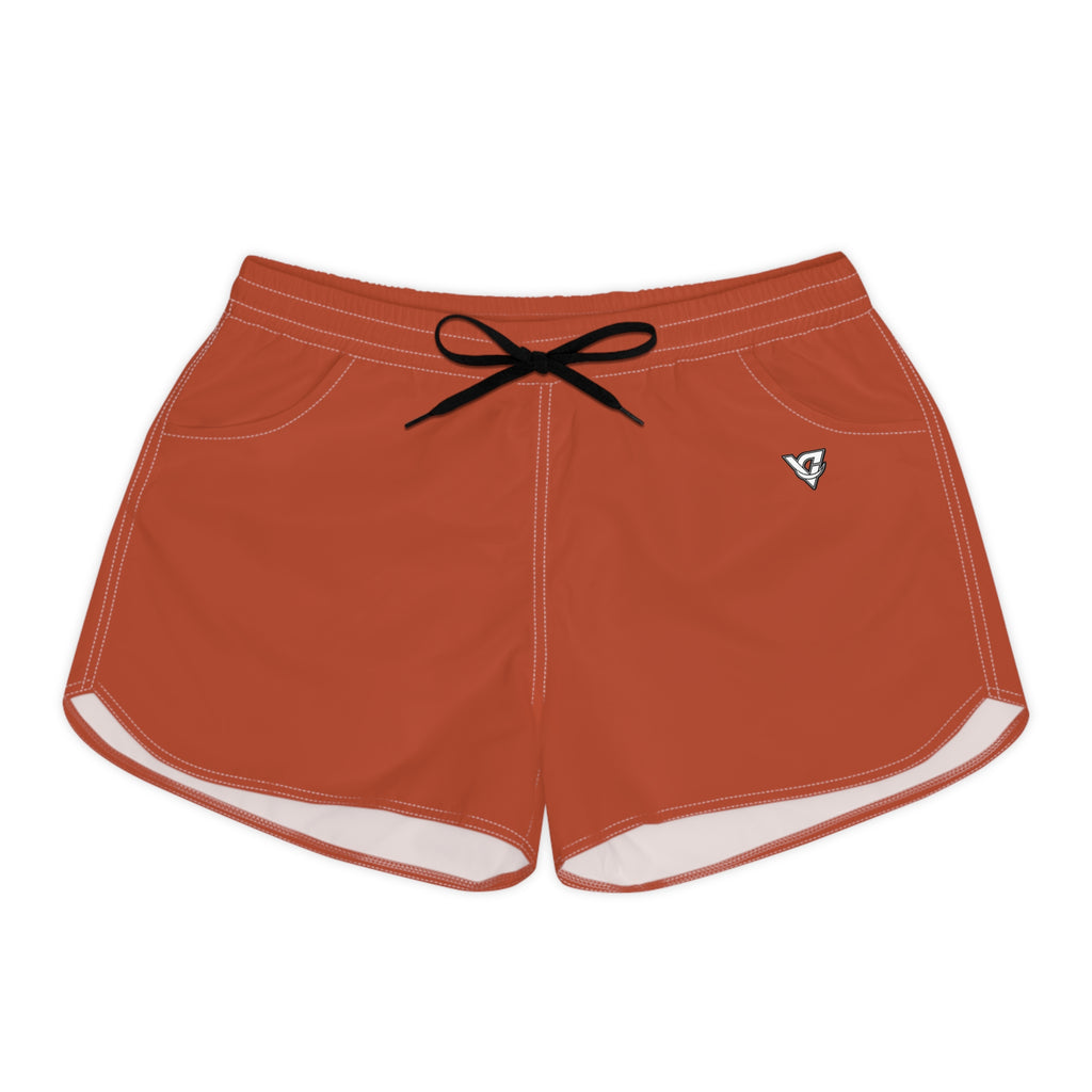 Women's Multipurpose Athletic Shorts with Pockets | Rust Essential