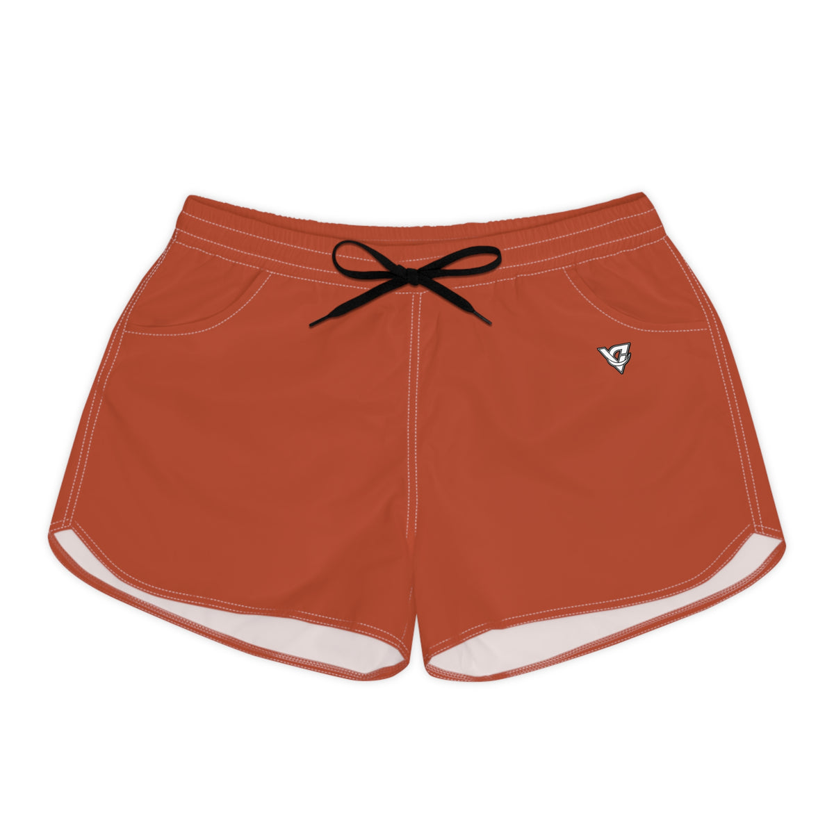 Women's Multipurpose Athletic Shorts with Pockets | Rust Essential