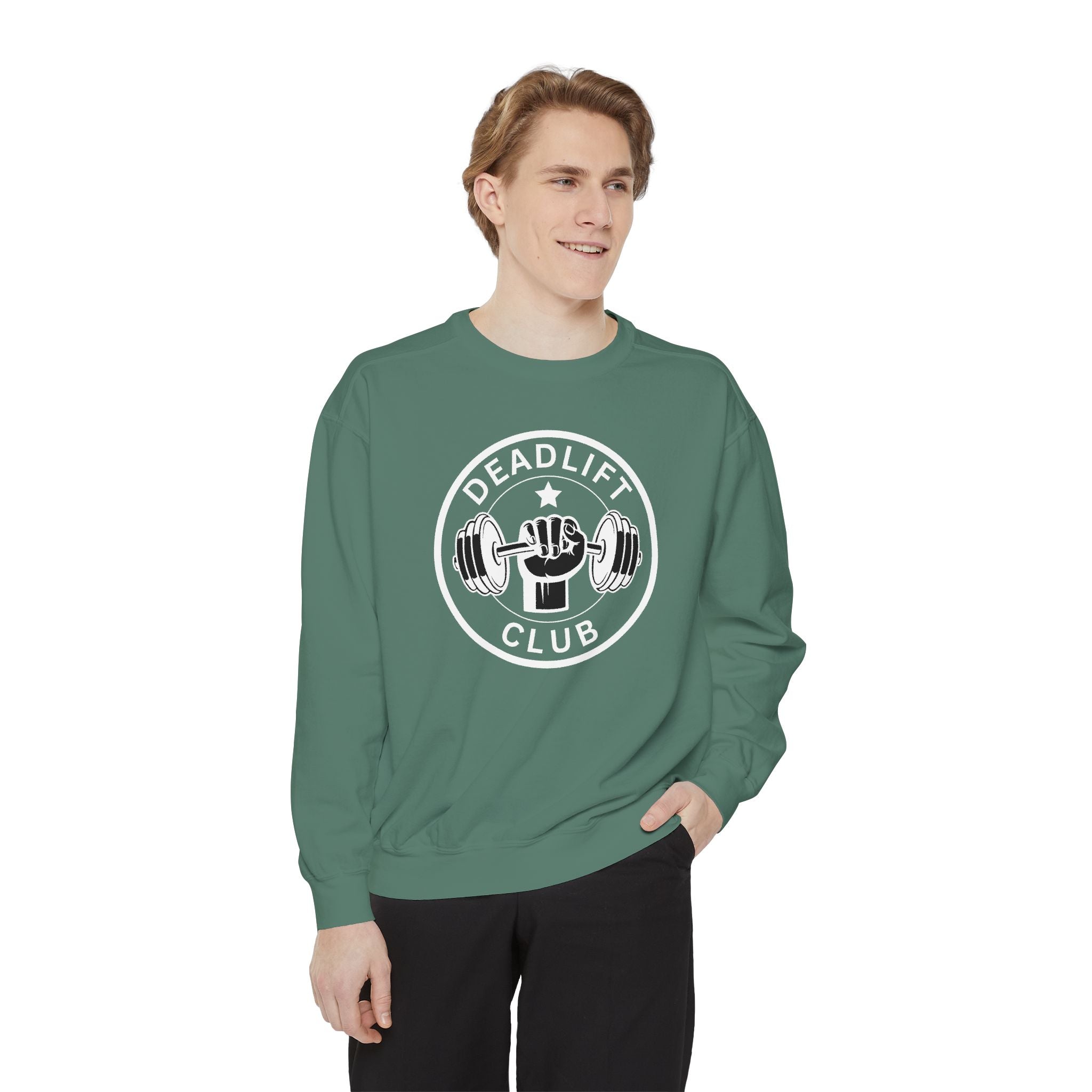 Deadlift Club Sweatshirt | Vintage Weightlifting Crewneck