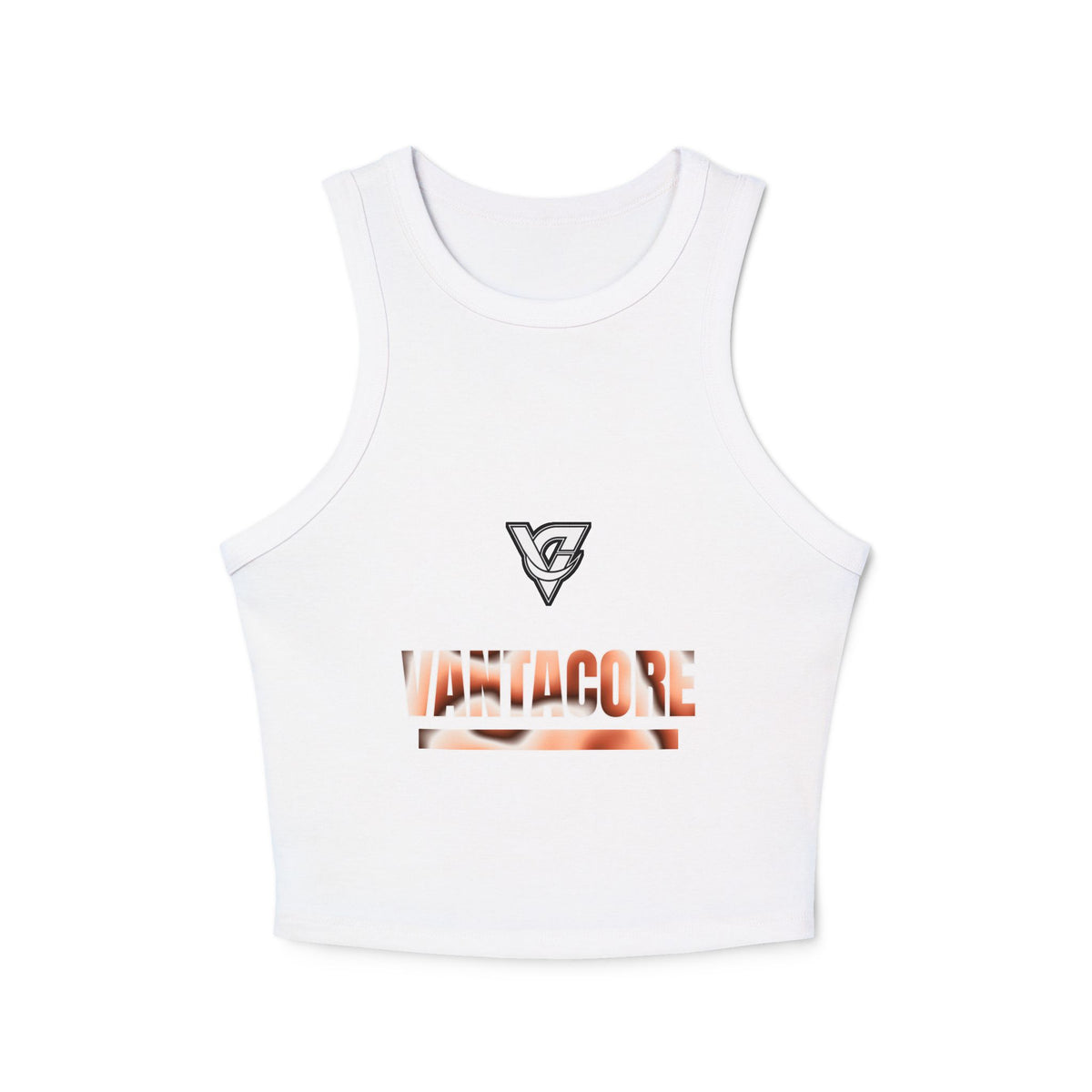 Peach Tie-Dye Women's Racerback Tank