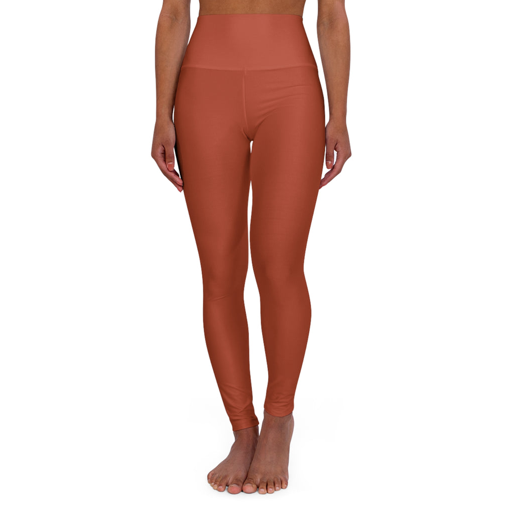Rust Essential High-Waisted Yoga Leggings