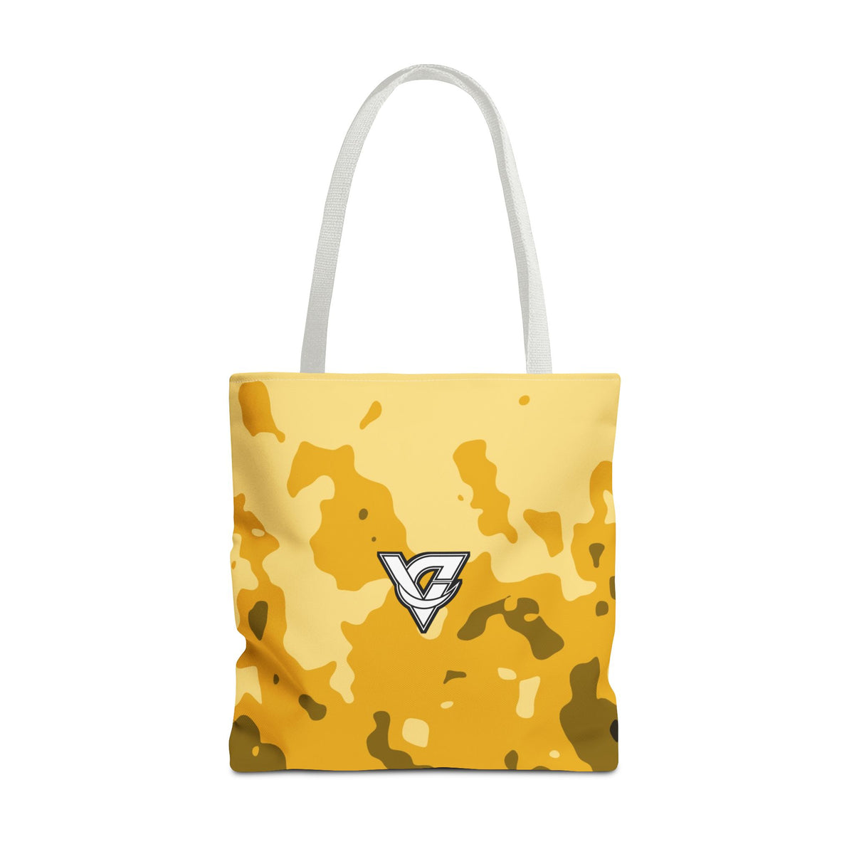 Mustard Magma Tote Bag — All-Over Print Gym & Everyday Tote