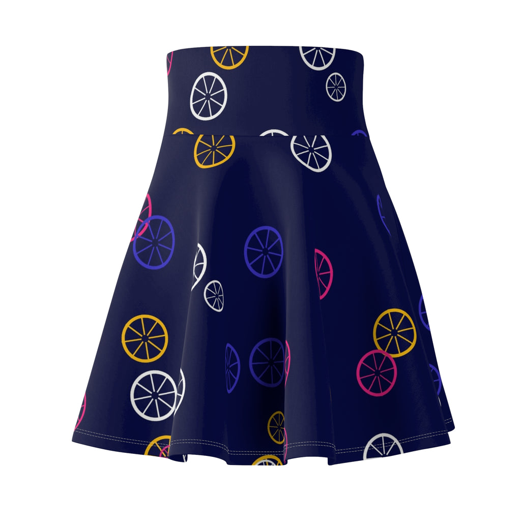Cycling Royal Flame Icon Storm Women's Athletic Skater Skirt