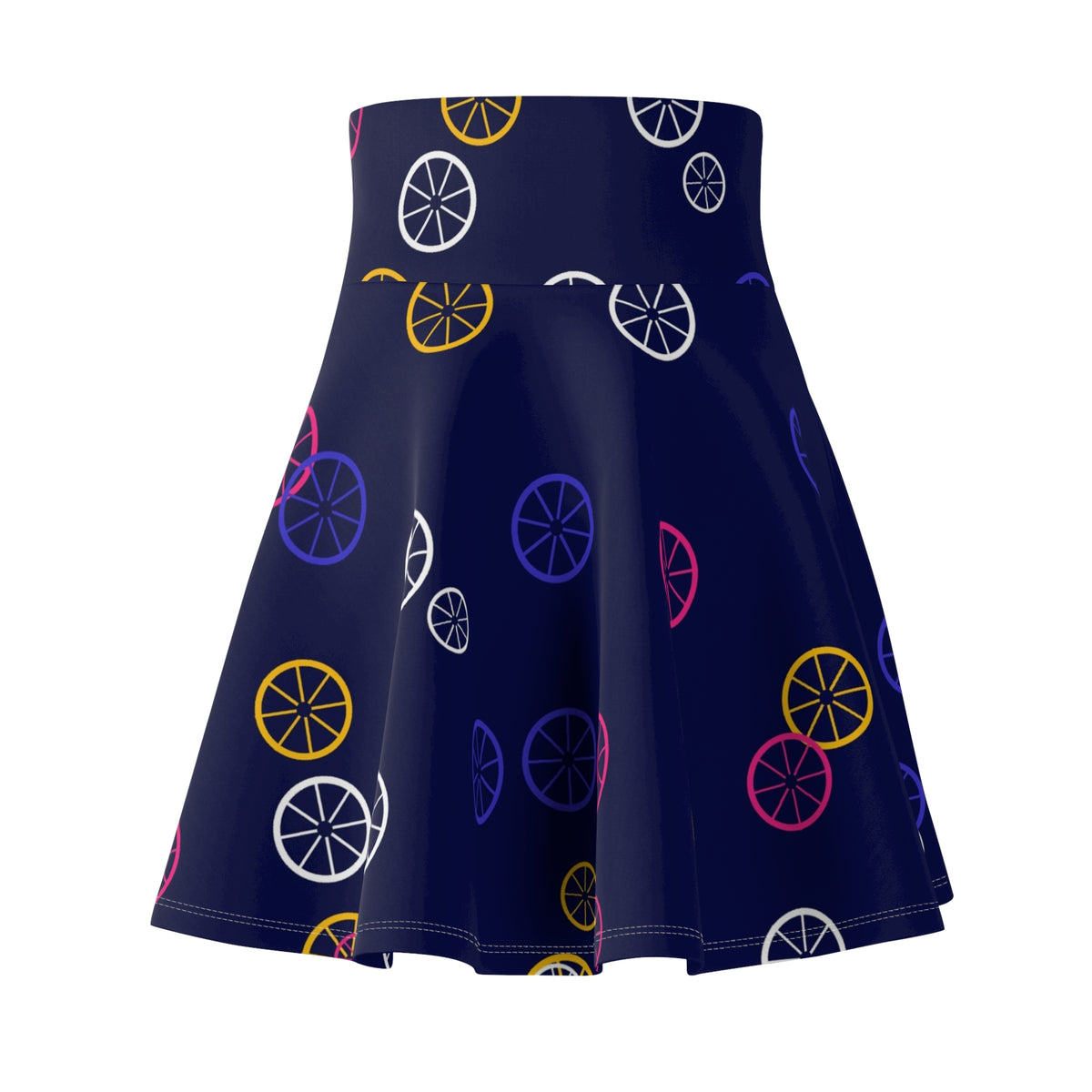 Cycling Royal Flame Icon Storm Women's Athletic Skater Skirt