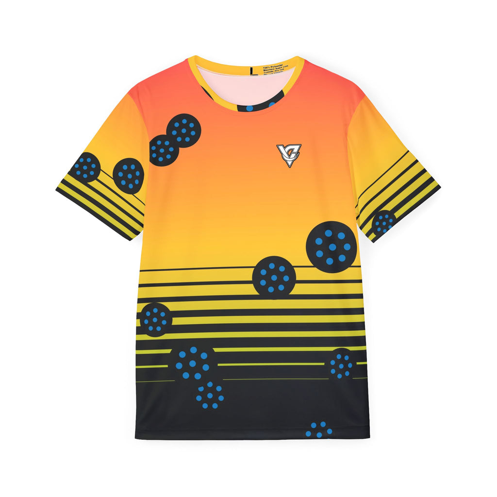 Pickleball Rainbow Rally Horizon Fade Men's Sports Jersey