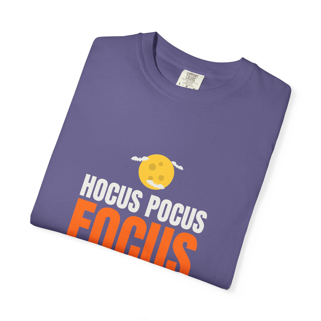 Hocus Pocus Focus | Women's Halloween Garment-Dyed Graphic Tee