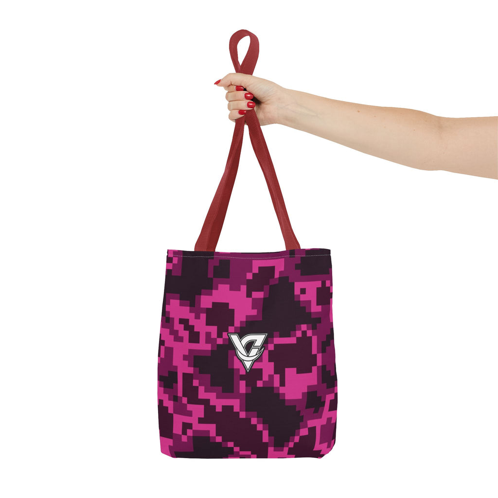 Berry Digital Camo Tote Bag — All-Over Print Gym & Everyday Tote