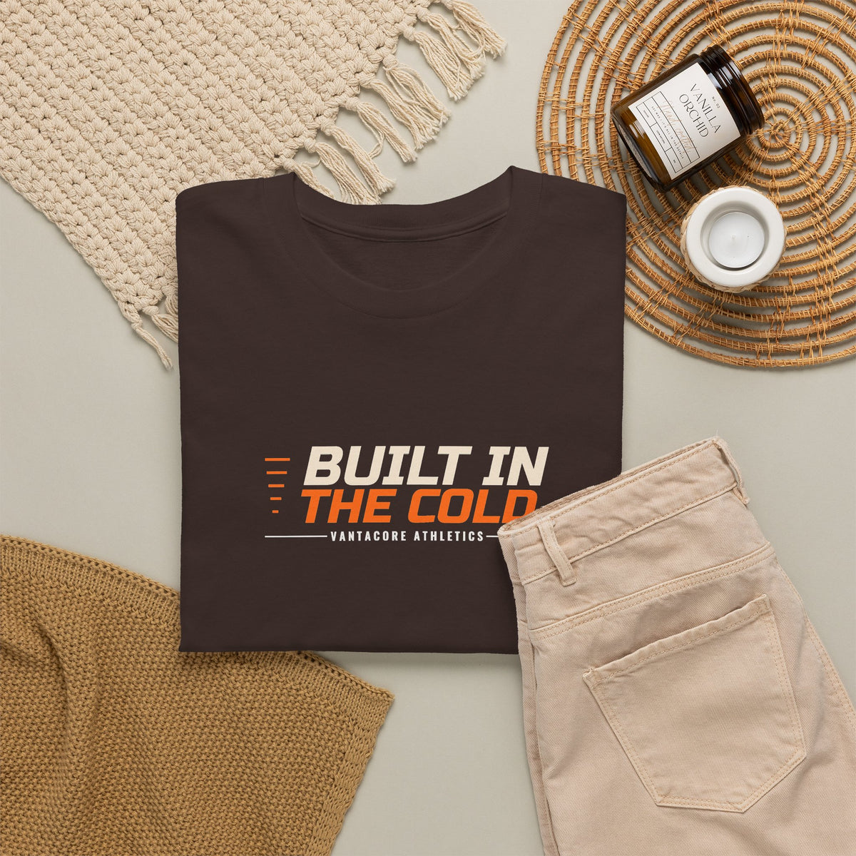 Built In The Cold | Men's Graphic Gym T-Shirt