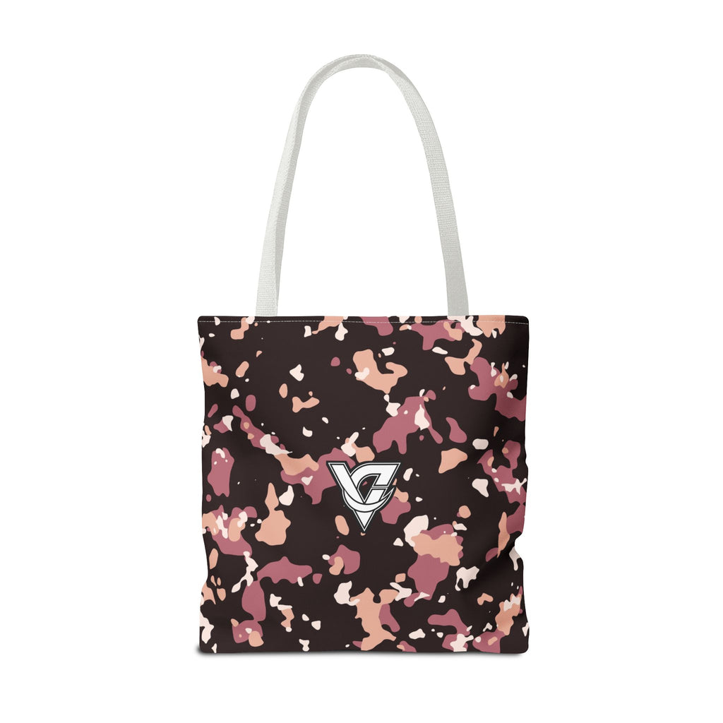 Rose Gold Splatter Tote Bag — All-Over Print Gym & Everyday Tote
