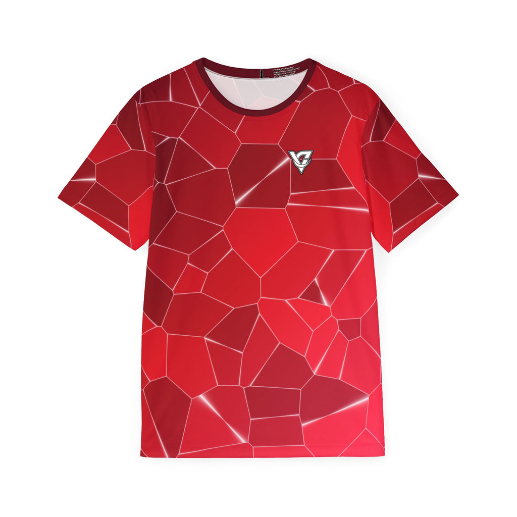 Crimson Shatter Multipurpose Athletic Shirt