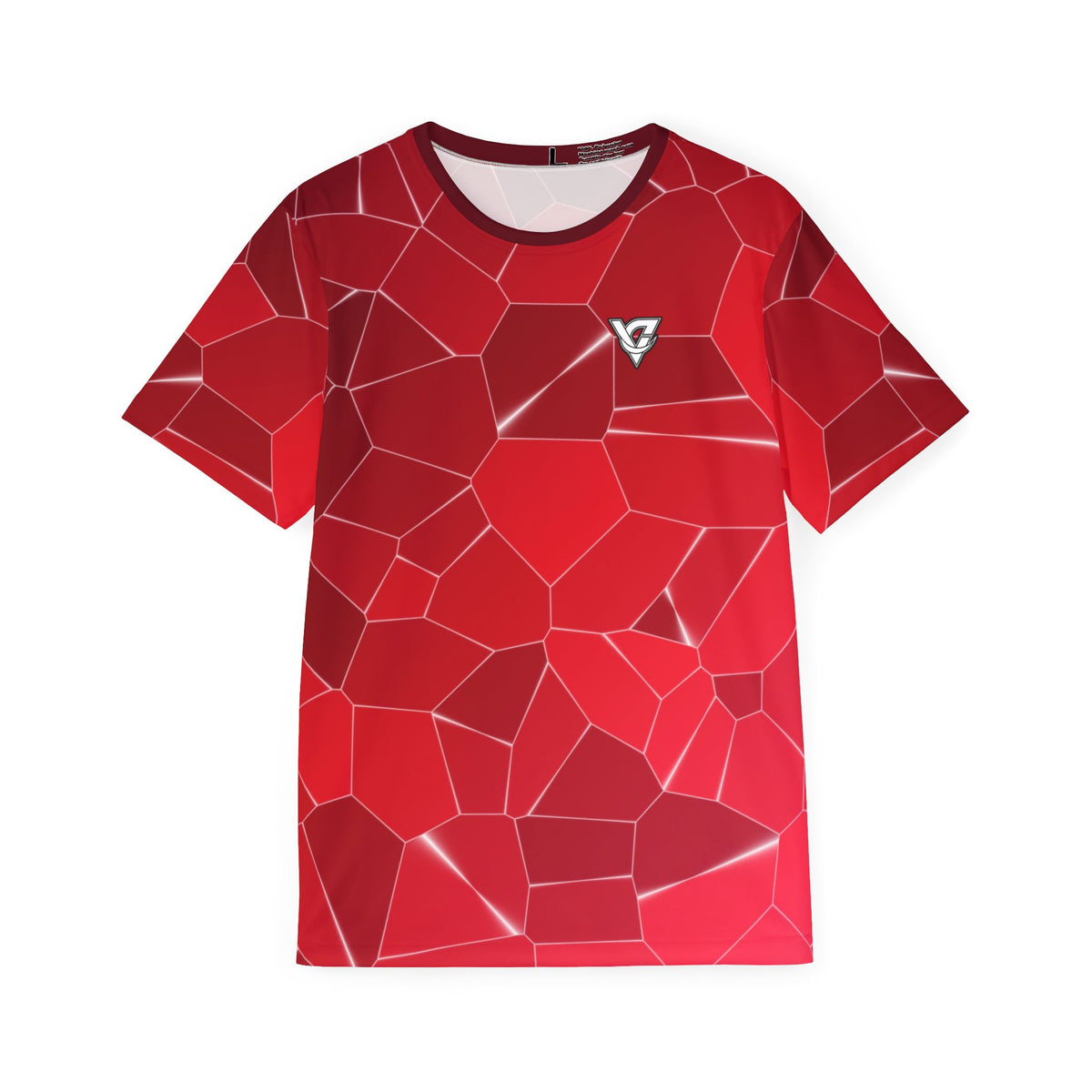 Crimson Shatter Multipurpose Athletic Shirt