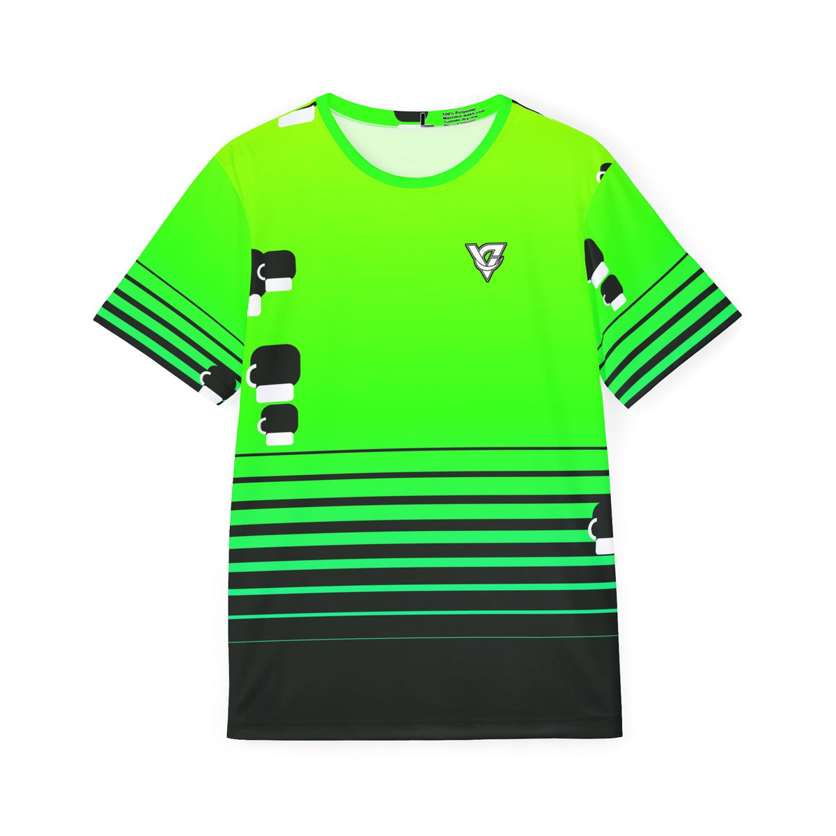 Combat Sports Lime Riot Horizon Fade Men's Sports Jersey