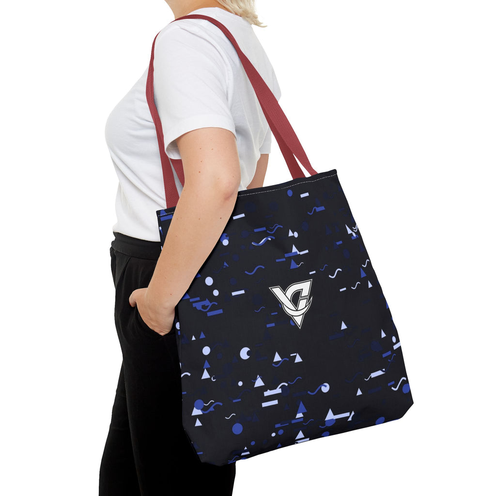 Midnight Confetti Tote Bag — All-Over Print Gym & Everyday Tote