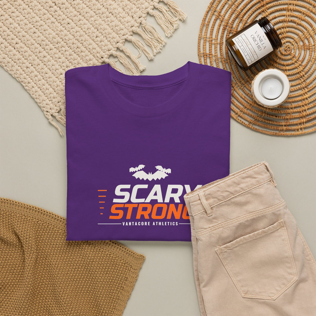 Scary Strong | Men's Halloween Graphic Gym T-Shirt