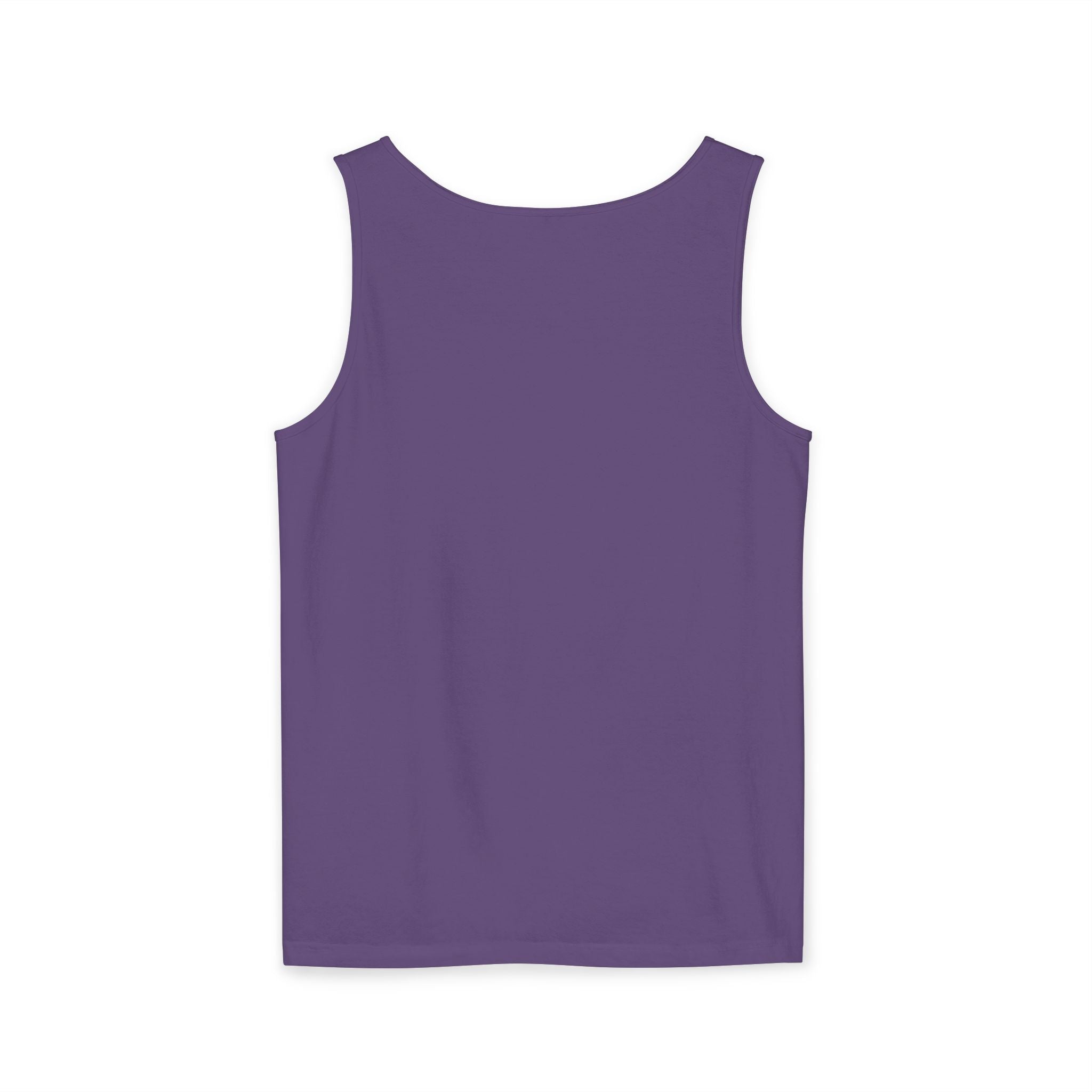 Minimal Geometric Triangle Logo Tank Top | Chest Emblem