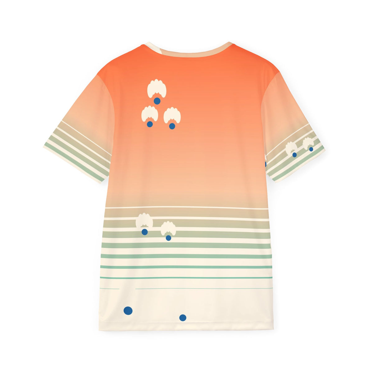 Yoga Papaya Splash Horizon Fade Men's Sports Jersey