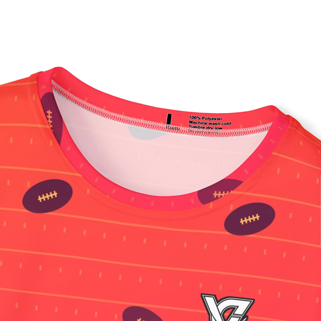 Football Sunset Fade Gridiron Men's Sports Jersey