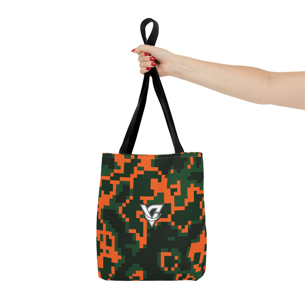 Evergreen Ember Digital Camo Tote Bag — All-Over Print Gym & Everyday Tote